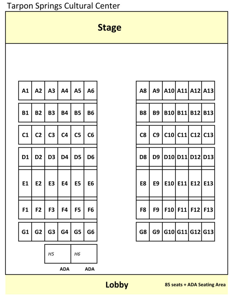 Largo Cultural Center Seating Chart